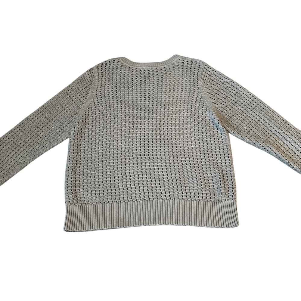 Gap Cotton Crochet Crewneck Sweater - Picture 5 of 10